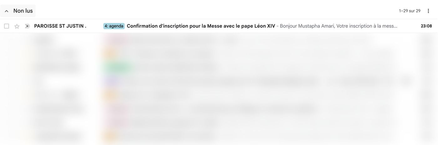 Étape 1 : le mail de confirmation arrive